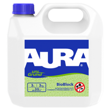 Антиплесневый грунт глубокого проникновения 3 в 1, готовый к применению "Aura BioBlock 1л" (уп-12)