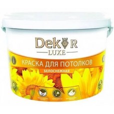 Краска ВД-АК-216 "DEKOR"для потолков белоснежная 3 кг