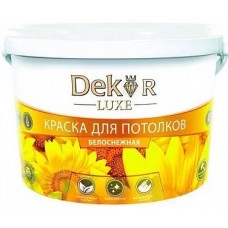 Краска ВД-АК-216 "DEKOR"для потолков белоснежная 7 кг