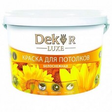 Краска ВД-АК-216 "DEKOR"для потолков белоснежная 14 кг