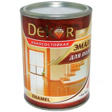 Эмаль для пола "DEKOR" светлый орех 0,8 кг